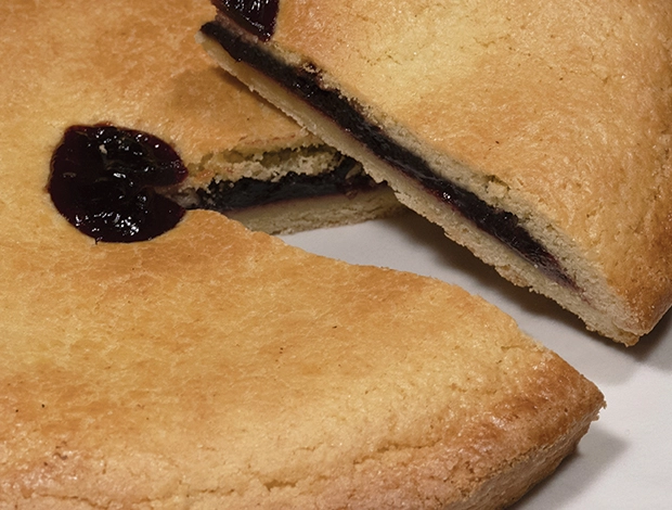 gâteau basque à la cerise